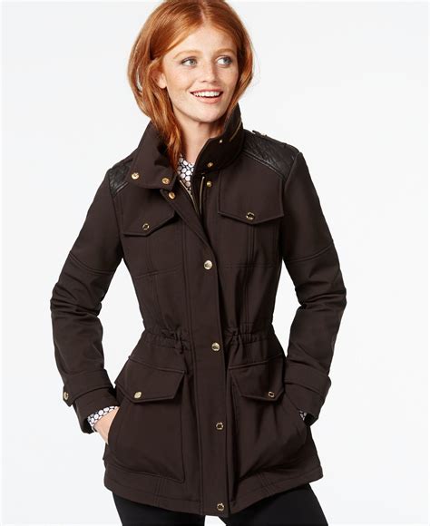 anorak michael kors jacket women|hooded anorak coat macy's.